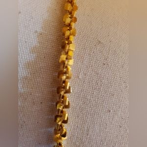 30" Gold Tone Criss Cross Chain